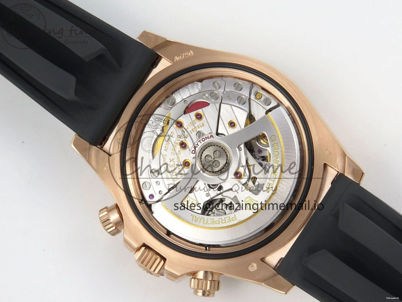 RG Oysterflex Edition 126515 VSF Daytona on 1:1 VS4131 (Weighted) Strap Dial Black V2 Best 0120